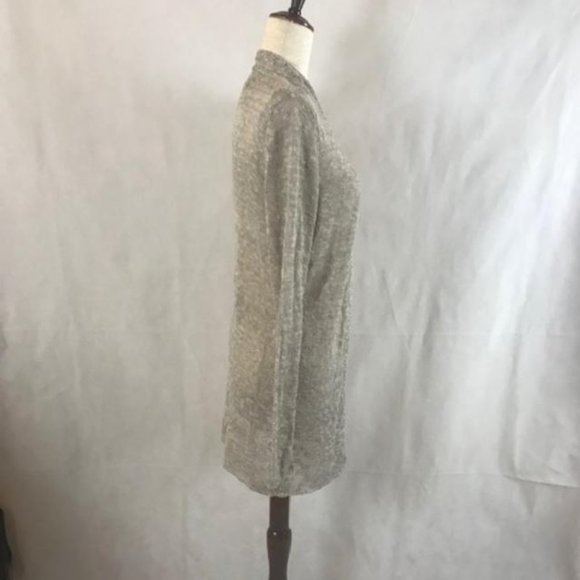 NWT Cynthia Rowley Long Sleeve Lightweight Open-Stitched Cardigan Size L - Picture 3 of 13